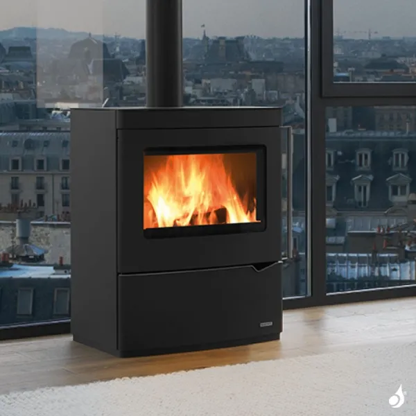 Poêle à Bois Palazzetti Nicole Puissance 9.1kW Sortie Fumée Supérieure – Image 3
