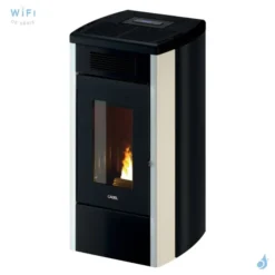 Poêle à Granulés Canalisable CADEL Atena Plus 14 Puissance 14kW WiFi Sortie Fumée Postérieure Ou Supérieure