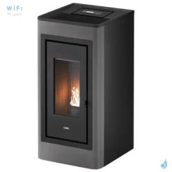 Poêle à Granulés Canalisable CADEL Kobe Plus 11 Puissance 10.5kW WiFi Sortie Fumée Postérieure Ou Supérieure