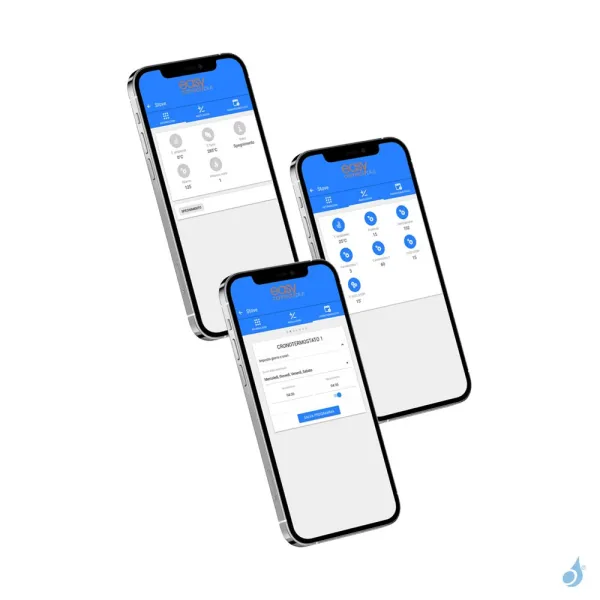 Poêle à Granulés Canalisable CADEL Luce Plus 9 Puissance 8.5kW WiFi Sortie Fumée Supérieure – Image 6