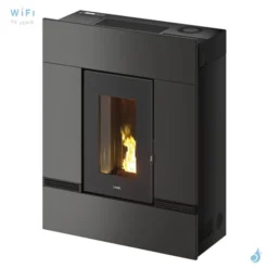 Poêle à Granulés Canalisable CADEL Mithos Plus 12 Ps Puissance 12kW WiFi Sortie Fumée Postérieure