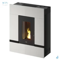 Poêle à Granulés Canalisable CADEL Mithos Plus 14 Ps Puissance 14kW WiFi Sortie Fumée Postérieure