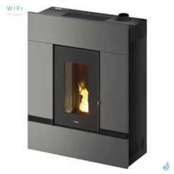Poêle à Granulés Canalisable CADEL Mithos Plus 14 Up-Twin Puissance 14kW WiFi Sortie Fumée Coaxiale Ø8/13 Cm