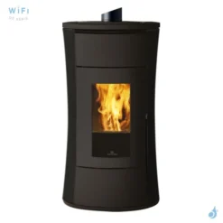 Poêle à Granulés Canalisable Edilkamin Cherie 11 Evo ATC Puissance 11kW Sortie Fumée Coaxiale Ø8/13 Cm