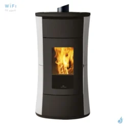 Poêle à Granulés Canalisable Edilkamin Cherie 9 Evo ATC Puissance 9kW Sortie Fumée Coaxiale Ø8/13 Cm