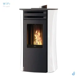 Poêle à Granulés Canalisable Edilkamin Dania Air Tight Plus Puissance 8kW Sortie Fumée Supérieure Ø8 Cm