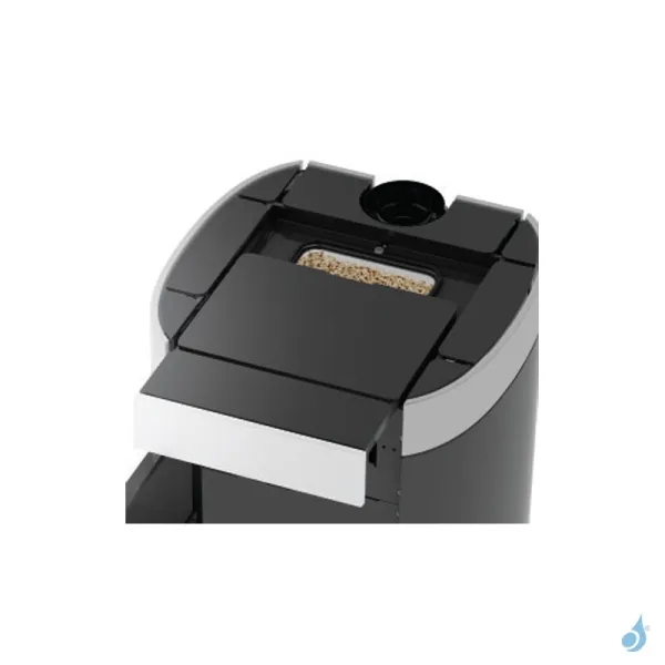 Poêle à Granulés Canalisable Edilkamin Rada Air Tight C 12.8kW Sortie Fumée Coaxiale Ø8/13 Cm – Image 4