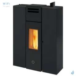Poêle à Granulés Canalisable EK63 Cell80+ Puissance 7.7kW Sortie Fumée Coaxiale Ø8/13cm