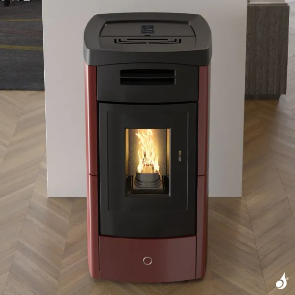 Poêle à Granulés Canalisable EK63 Daily130++ Puissance 12.5kW Sortie Fumée Postérieure Ø8cm – Image 3