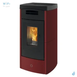 Poêle à Granulés Canalisable EK63 Daily130++ Puissance 12.5kW Sortie Fumée Postérieure Ø8cm