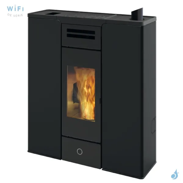 Poêle à Granulés Canalisable EK63 Entity90+ Puissance 8.7kW Sortie Fumée Coaxiale Ø8/13cm