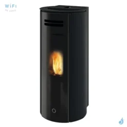 Poêle à Granulés Canalisable EK63 Spy110+ Puissance 10.5kW Sortie Fumée Postérieure Ø8cm