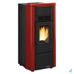 Poêle à Granulés Canalisable Extraflame Giusy Plus 5.0 Puissance 7.5kW Sortie Fumée Supérieure Postérieure