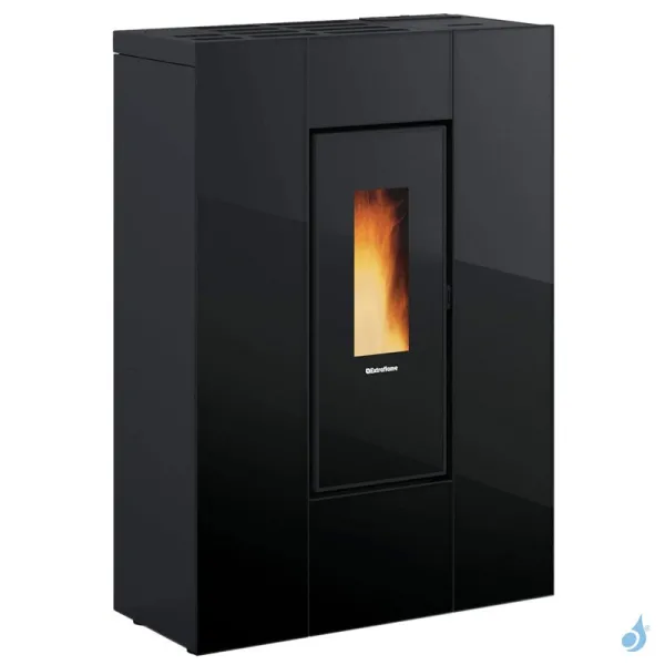 Poêle à Granulés Canalisable Extraflame Marilena Plus Crystal 5.0 Puissance 8.0kW Sortie Fumée Post/Sup/Lat.G