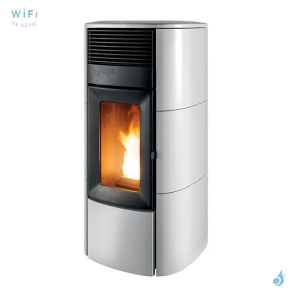 Poêle à Granulés Canalisable MCZ Club Comfort Air 12 R Puissance 11.9kW Sortie Fumée Postérieure