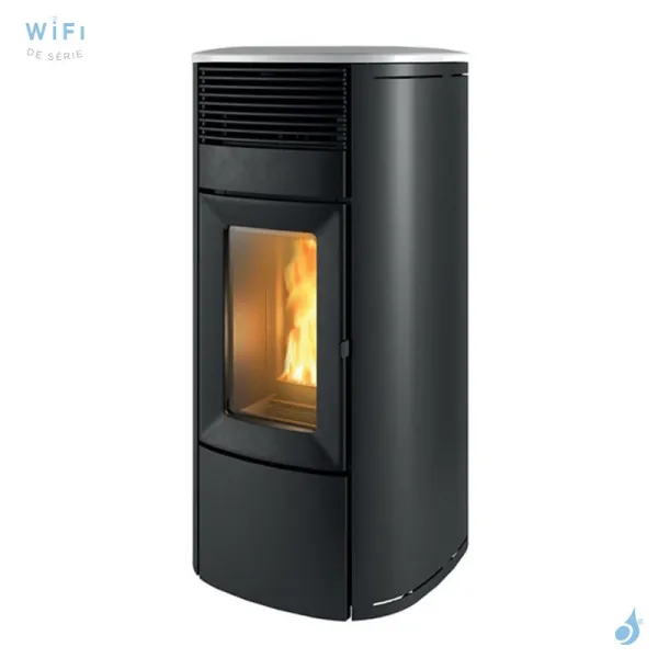 Poêle à Granulés Canalisable MCZ Club Comfort Air Matic 14 Core R Puissance 14.1kW Sortie Fumée Postérieure