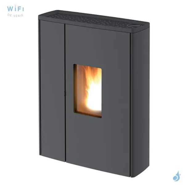 Poêle à Granulés Canalisable MCZ Doc Comfort Air 9 R Puissance 8.80kW Sortie Fumée Postérieure
