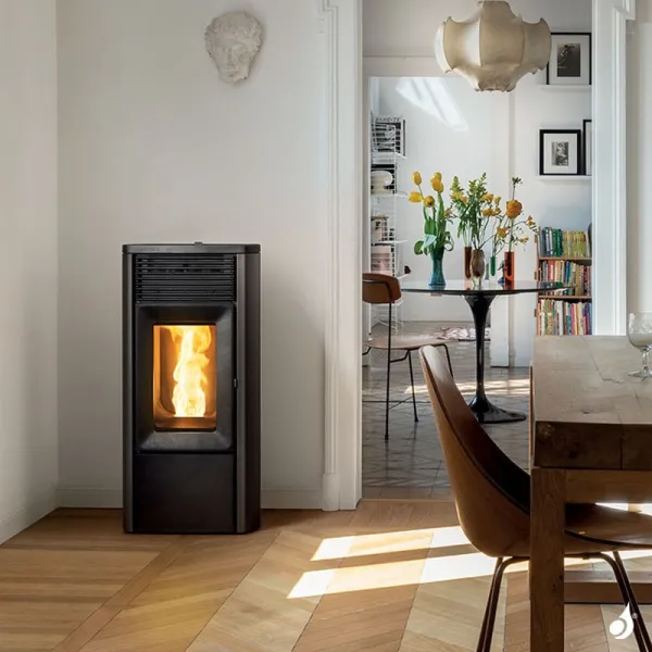 Poêle à Granulés Canalisable MCZ Ego Comfort Air 10 R Puissance 10kW Sortie Fumée Postérieure – Image 3