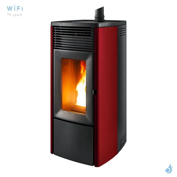 Poêle à Granulés Canalisable MCZ Ego Comfort Air 10 UP Puissance 10kW Sortie Fumée Supérieure