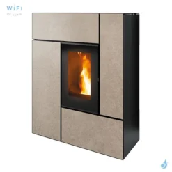 Poêle à Granulés Canalisable MCZ Feel Comfort Air Matic 12 Core R Puissance 12kW Sortie Fumée Postérieure
