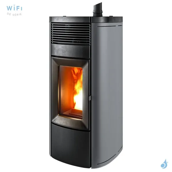 Poêle à Granulés Canalisable MCZ Musa Comfort Air 12 UP Puissance 11.9kW Sortie Fumée Supérieure
