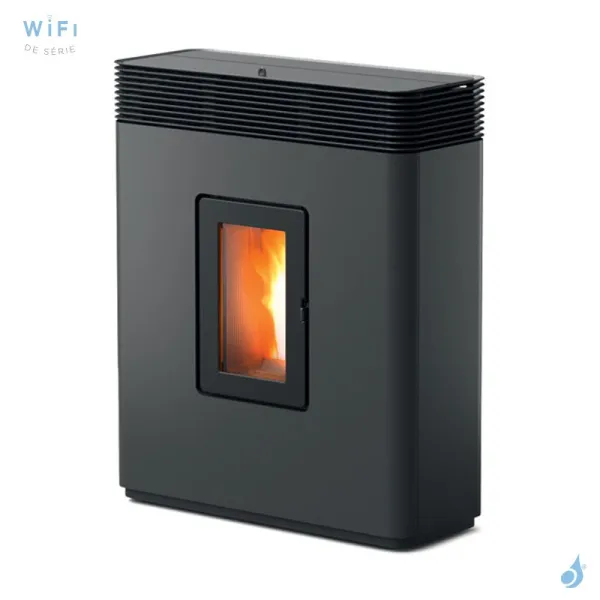 Poêle à Granulés Canalisable MCZ Philo Comfort Air 14 R Puissance 13.8kW Sortie Fumée Postérieure