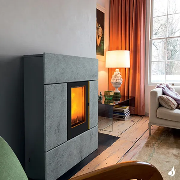 Poêle à Granulés Canalisable MCZ Ray Comfort Air 8 R Puissance 7.8kW Sortie Fumée Postérieure – Image 5