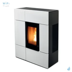 Poêle à Granulés Canalisable MCZ Stream Comfort Air 12 R Puissance 11.9kW Sortie Fumée Postérieure