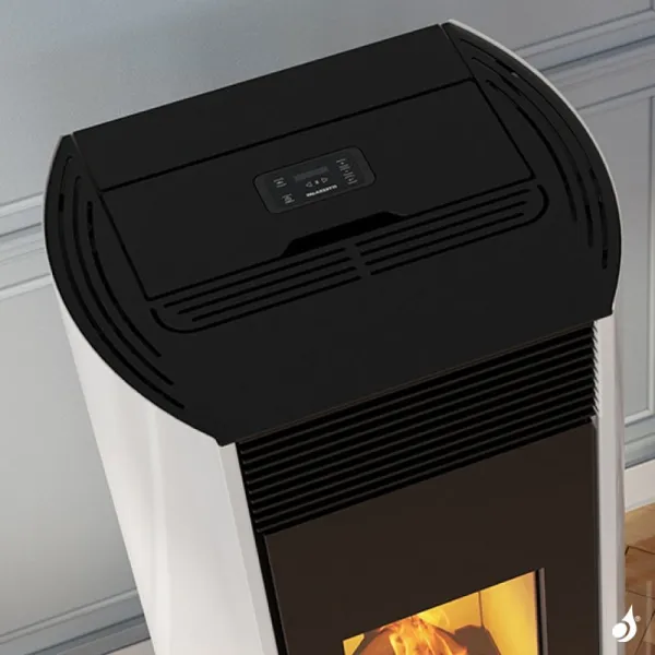 Poêle à Granulés Canalisable Palazzetti Ecofire Clelia 13 Pro 3 Puissance 13.2kW Sortie Fumée Postérieure – Image 3