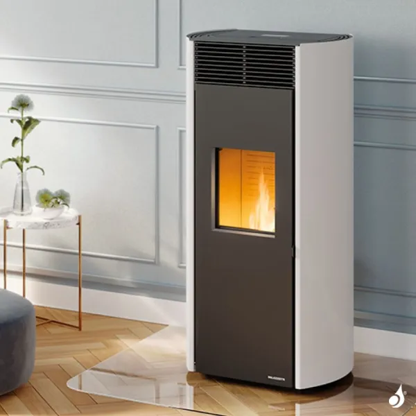 Poêle à Granulés Canalisable Palazzetti Ecofire Clelia 13 Pro 3 Puissance 13.2kW Sortie Fumée Postérieure – Image 4