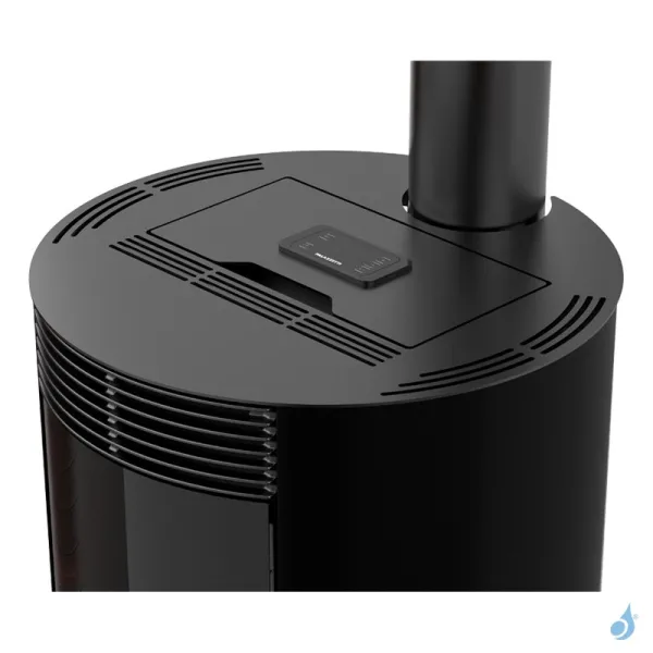 Poêle à Granulés Canalisable Palazzetti Ecofire Emily 9 US Pro 2 Puissance 9kW Sortie Fumée Coaxiale Ø8/13cm – Image 3