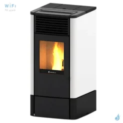 Poêle à Granulés Canalisable Ravelli SC 90 Puissance 9kW WiFi Sortie Fumée Postérieure