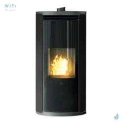 Poêle à Granulés EDILKAMIN Evia2 Up Puissance 7.9kW Sortie Fumée Supérieure Ø8 Cm