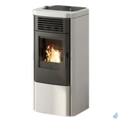 Poêle à Granulés EDILKAMIN Klik Puissance 8.3kW Sortie Fumée Postérieure Ø8 Cm