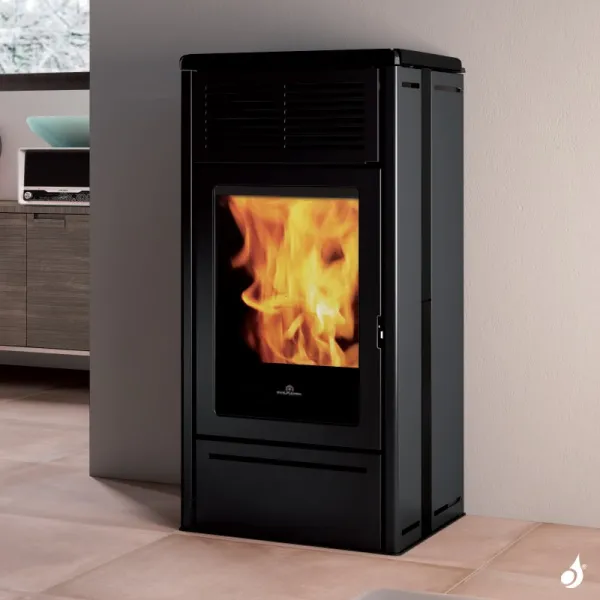 Poêle à Granulés Edilkamin Nara2 Up Puissance 6.9kW Sortie Fumée Postérieure Ø8 Cm – Image 4