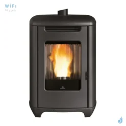 Poêle à Granulés Edilkamin Sense 6 Puissance 5.4kW Sortie Fumée Supérieure Ø8 Cm