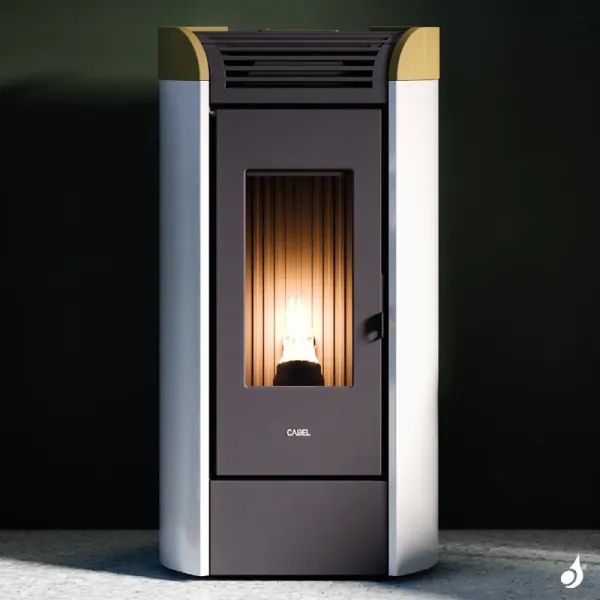 Poêle à Granulés étanche CADEL Fenice 11 Puissance 10.5kW WiFi Sortie Fumée Postérieure Ou Supérieure – Image 6