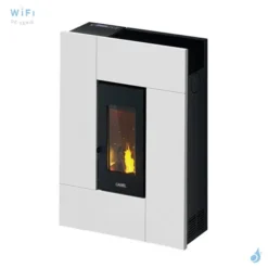 Poêle à Granulés étanche CADEL Grace 7 Air Ventilé Puissance 7kW WiFi Sortie Fumée Postérieure Ou Latérale