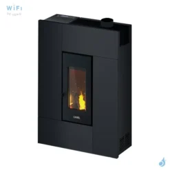 Poêle à Granulés étanche CADEL Grace 7 Up Air Ventilé Puissance 7kW WiFi Sortie Fumée Supérieure