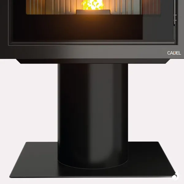 Poêle à Granulés étanche CADEL Quasimodo 9 Up-Twin Puissance 9.3kW WiFi Sortie Fumée Supérieure Ø8/13cm – Image 3