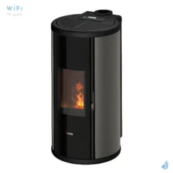 Poêle à Granulés étanche CADEL Sound 5 Up-Twin Air Ventilé Puissance 5.5kW WiFi Sortie Fumée Supérieure Ø8/13cm