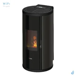 Poêle à Granulés étanche CADEL Sound 7 Ps Air Ventilé Puissance 7kW WiFi Sortie Fumée Postérieure