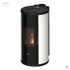 Poêle à Granulés étanche CADEL Sound 7 Up-Twin Air Ventilé Puissance 7kW WiFi Sortie Fumée Supérieure Ø8/13cm