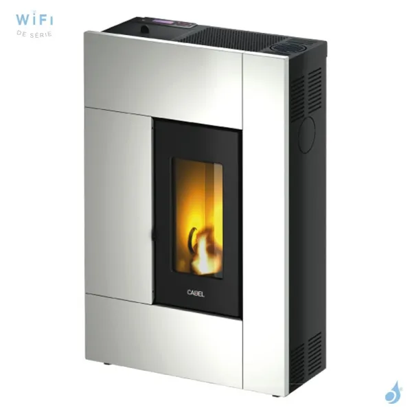Poêle à Granulés étanche CADEL Spirit 5 Air Ventilé Puissance 5.2kW A+ WiFi