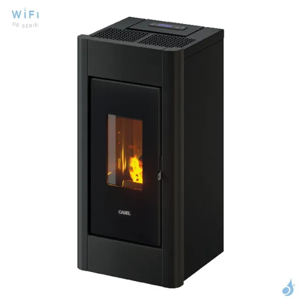 Poêle à Granulés étanche CADEL Sweet 7 Air Ventilé Puissance 7kW WiFi Sortie Fumée Postérieure