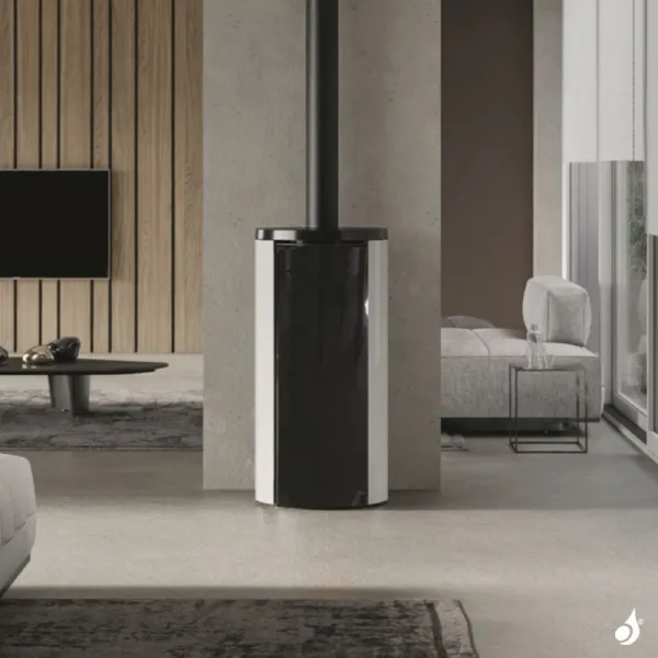 Poêle à Granulés étanche Edilkamin Celia Air Tight C Magic Puissance 7.2kW Wi-Fi Sortie Fumée Coaxiale Ø8/13 Cm – Image 5