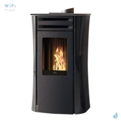 Poêle à Granulés étanche Edilkamin Dania Air Tight C Puissance 6kW Sortie Fumée Coaxiale Ø8/13 Cm