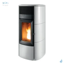 Poêle à Granulés étanche MCZ Club Hydro Matic 18 R Puissance 17.7kW Sortie Fumée Postérieure