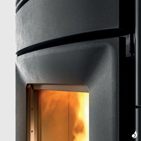 Poêle à Granulés étanche MCZ Club Hydro Matic 24 R Puissance 24.2kW Sortie Fumée Postérieure – Image 4