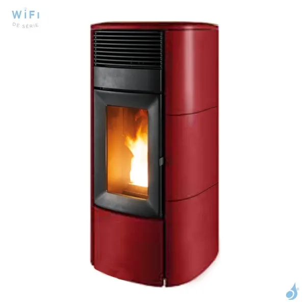 Poêle à Granulés étanche MCZ Club Hydro Matic 24 R Puissance 24.2kW Sortie Fumée Postérieure